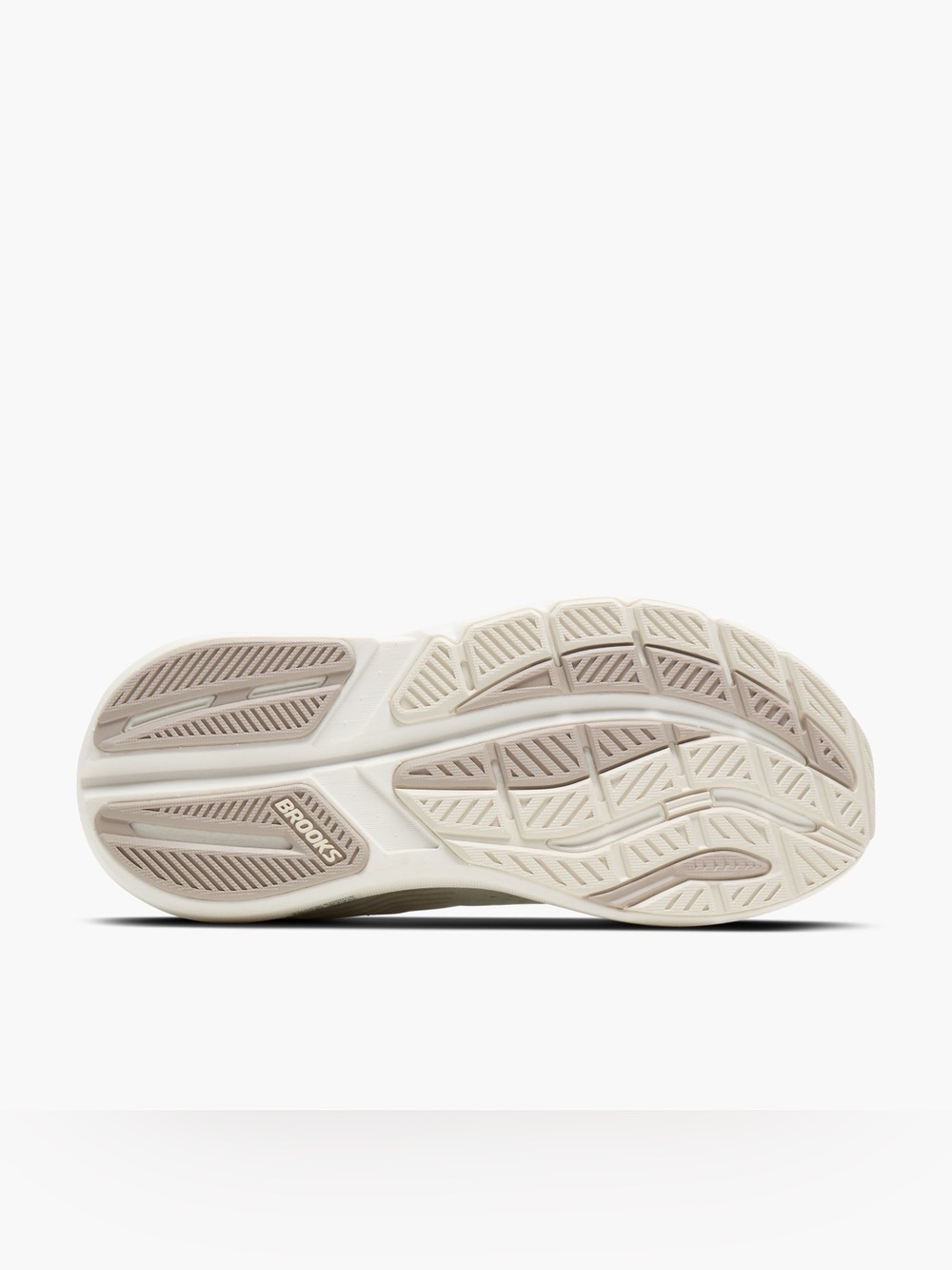 Brooks Ghost Max 3 Running Sneakers in White/Grey/Blue - Picture 7 of 14